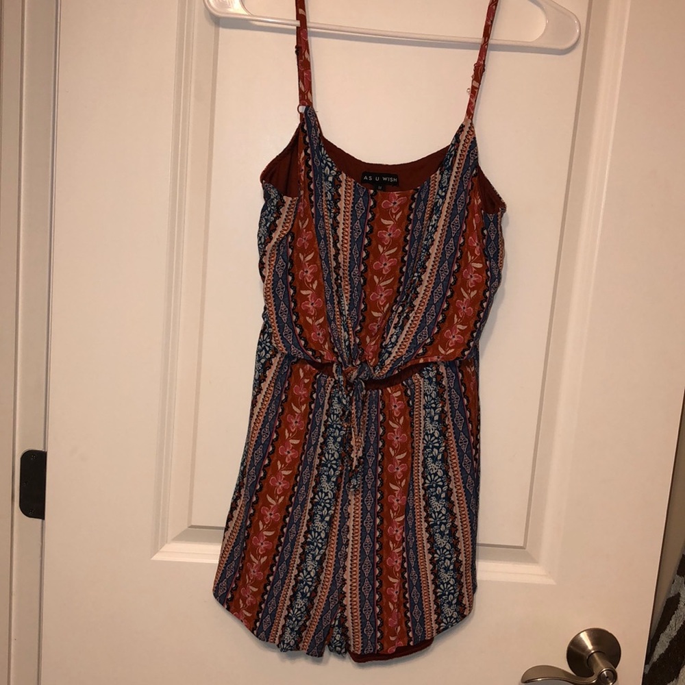 Patterned Romper